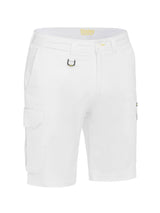 Mens Stretch Cotton Drill Cargo Shorts