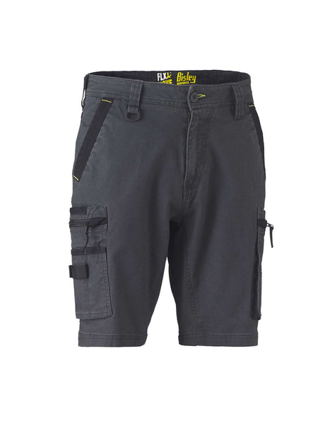 Mens Flx & Move Stretch Utility Zip Cargo Shorts