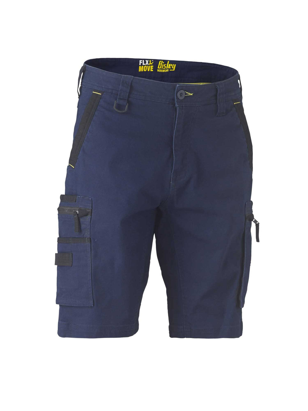 Mens Flx & Move Stretch Utility Zip Cargo Shorts