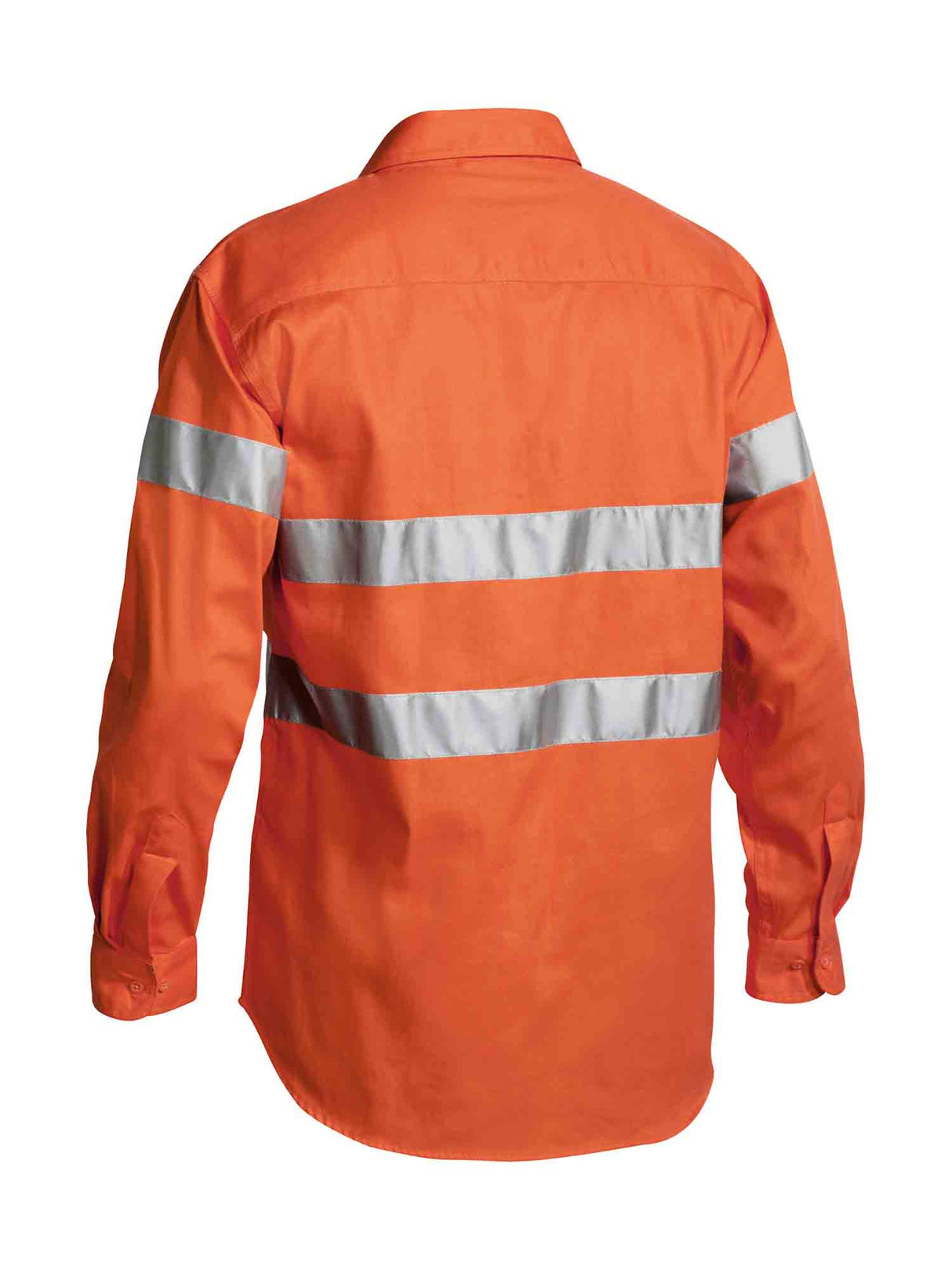 Mens Long Sleeve Taped Hi Vis Drill Shirt