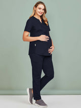 Rose Womens Maternity Scrub Pants