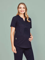 Rose Womens Tunic Scrub Top