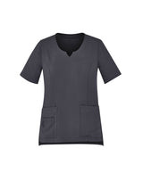 Avery Womens Tailored Fit Round Neck Scrub Top