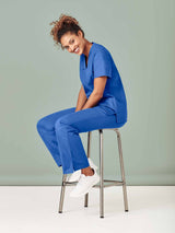 Classic Womens Bootleg Scrub Pants