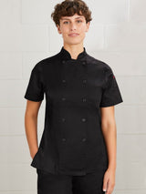 Ladies Zest Short Sleeve Chef Jacket