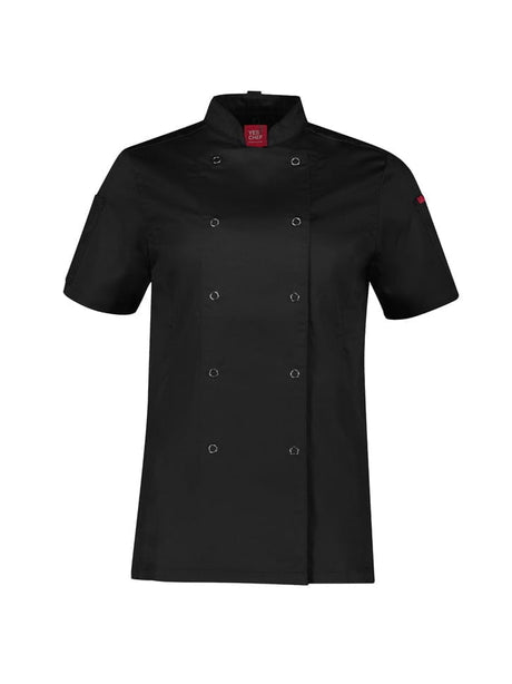 Ladies Zest Short Sleeve Chef Jacket