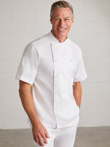 Mens Zest Short Sleeve Chef Jacket