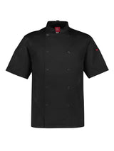 Mens Zest Short Sleeve Chef Jacket