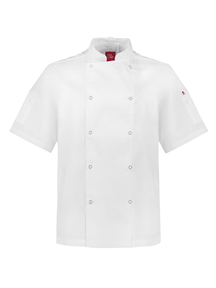 Mens Zest Short Sleeve Chef Jacket