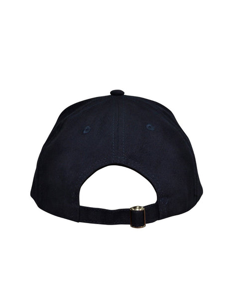 Heavy Brushed Cotton Cap with Metal Buckle