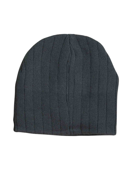 Cable Knitted Acrylic Beanie with Fleece Head Band
