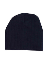 Cable Knitted Acrylic Beanie with Fleece Head Band