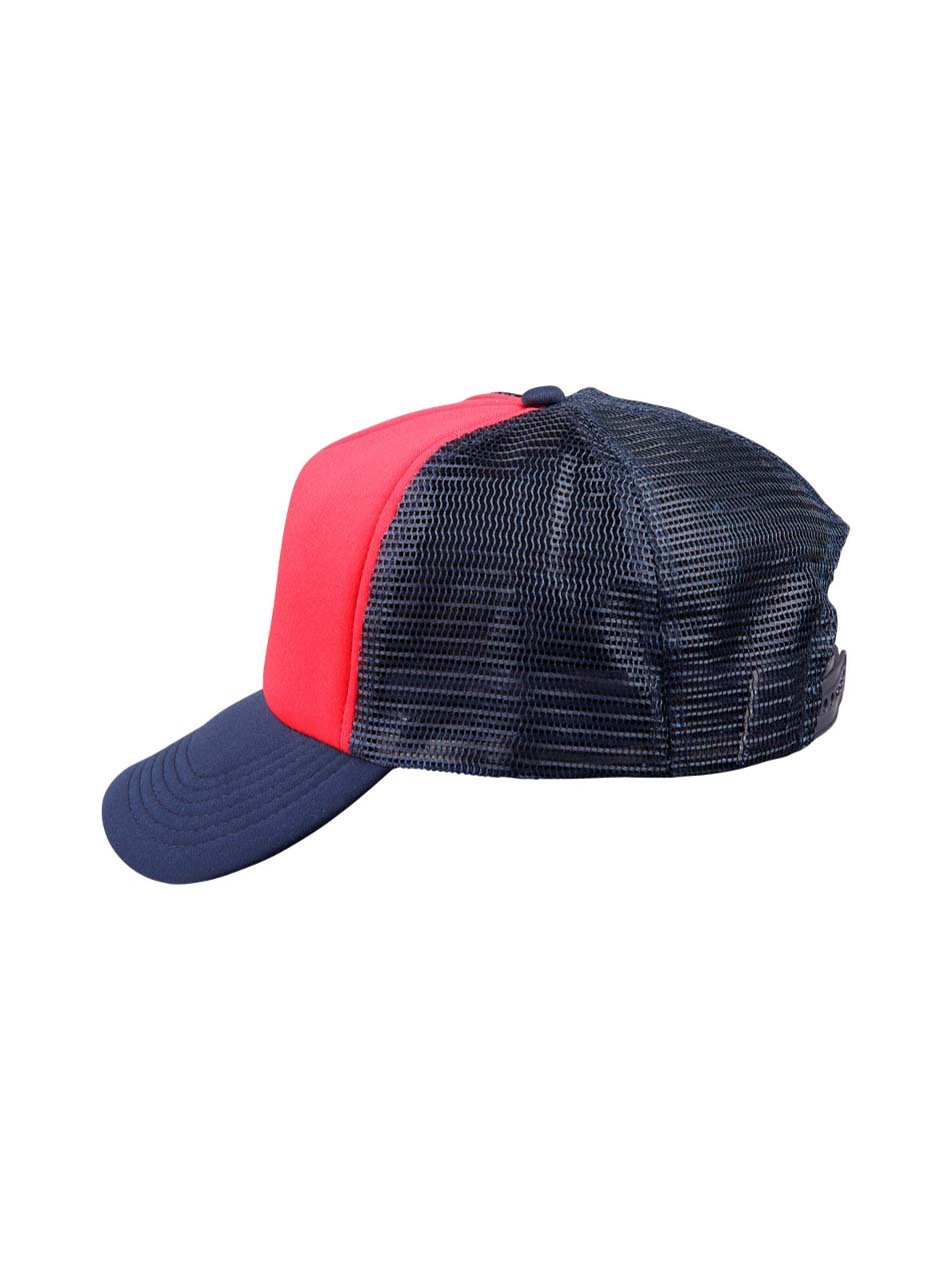 Padded Polyester Trucker Cap with Nylon Mesh Back