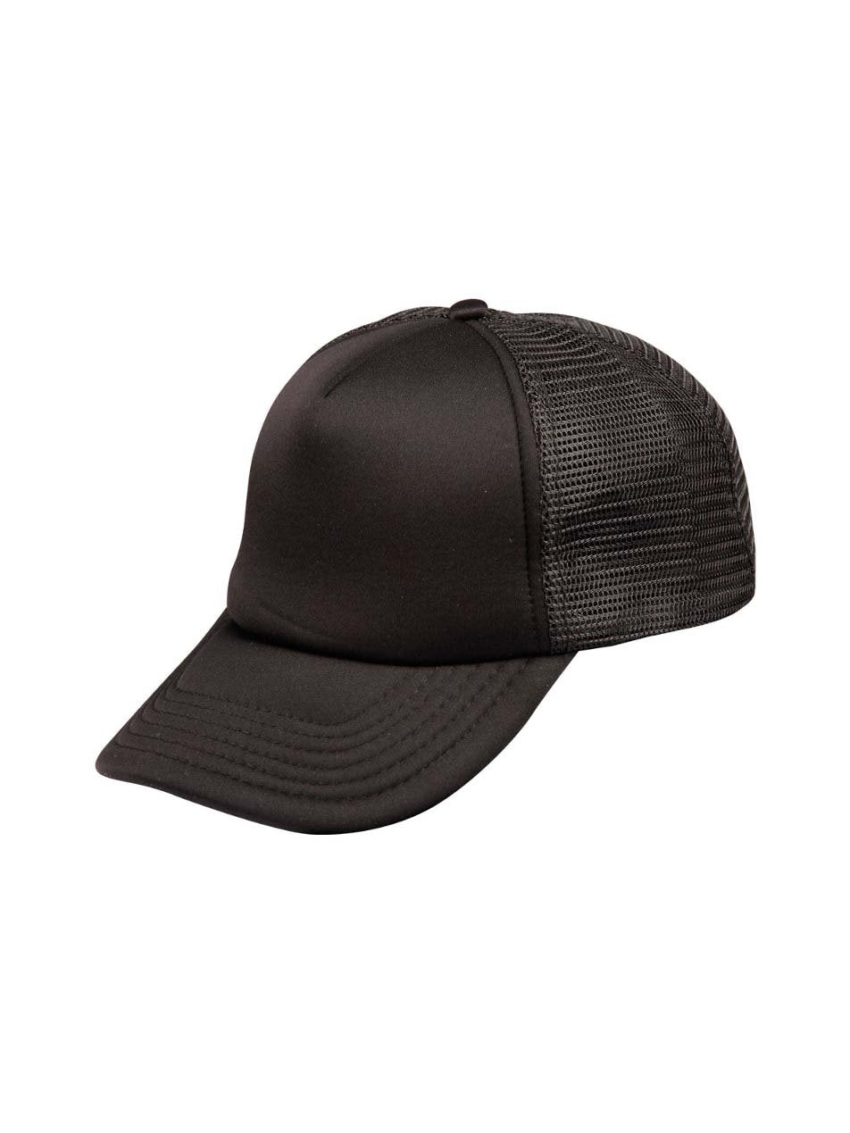 Padded Polyester Trucker Cap with Nylon Mesh Back