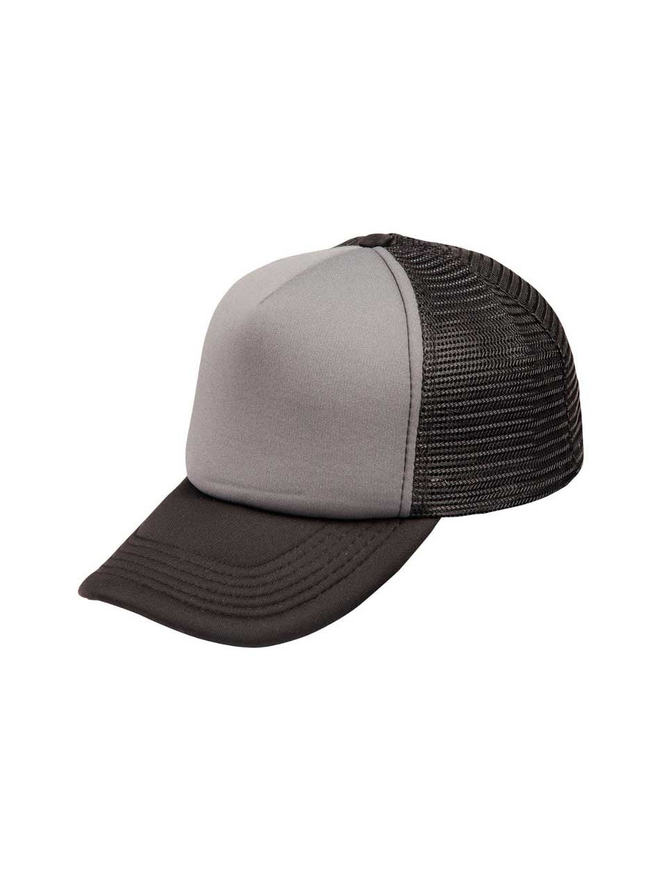 Padded Polyester Trucker Cap with Nylon Mesh Back