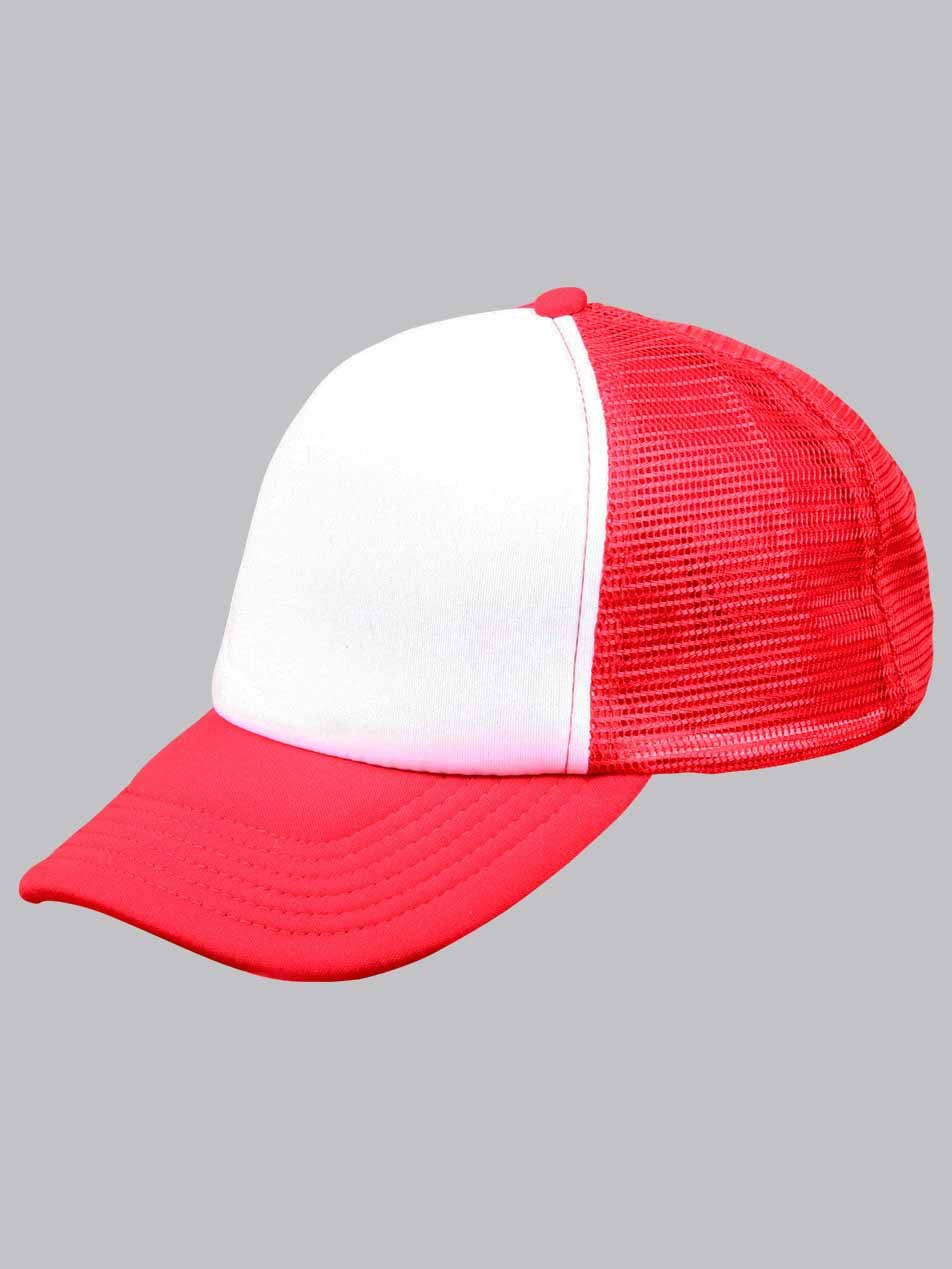 Padded Polyester Trucker Cap with Nylon Mesh Back