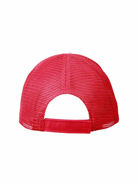 Cotton Trucker Cap with Nylon Mesh Back