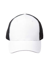 Cotton Trucker Cap with Nylon Mesh Back