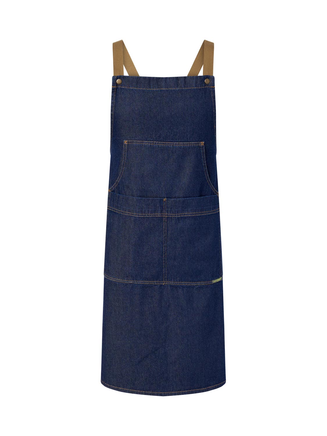 Full Bib Denim Apron with Pockets