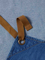 Full Bib Denim Apron with Pockets