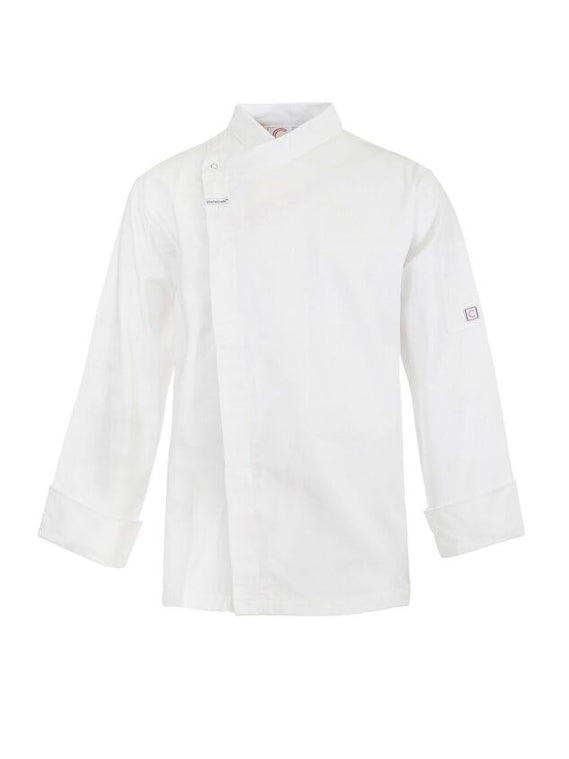 Long Sleeve Chefs Tunic with Concealed Front