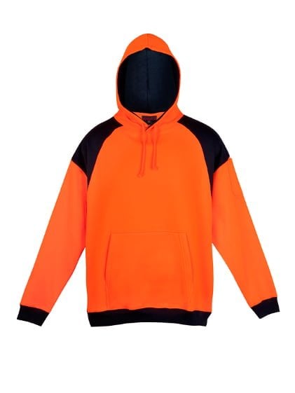 Mens Contract Hi Vis Fleece Hoodie