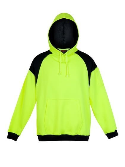 Mens Contract Hi Vis Fleece Hoodie