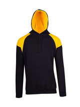 Mens Shoulder Contrast Panel Hoodie