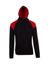 Mens Shoulder Contrast Panel Hoodie