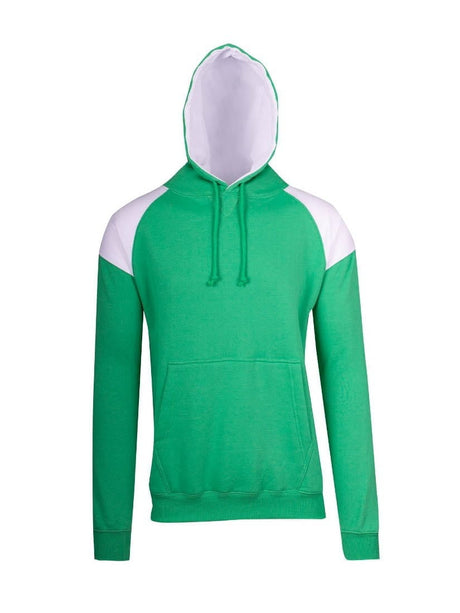 Mens Shoulder Contrast Panel Hoodie