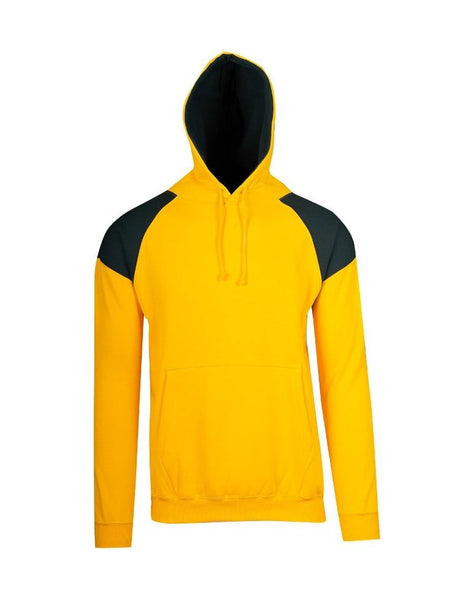 Mens Shoulder Contrast Panel Hoodie