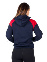 Ladies/ Junior Shoulder Contrast Panel Hoodie