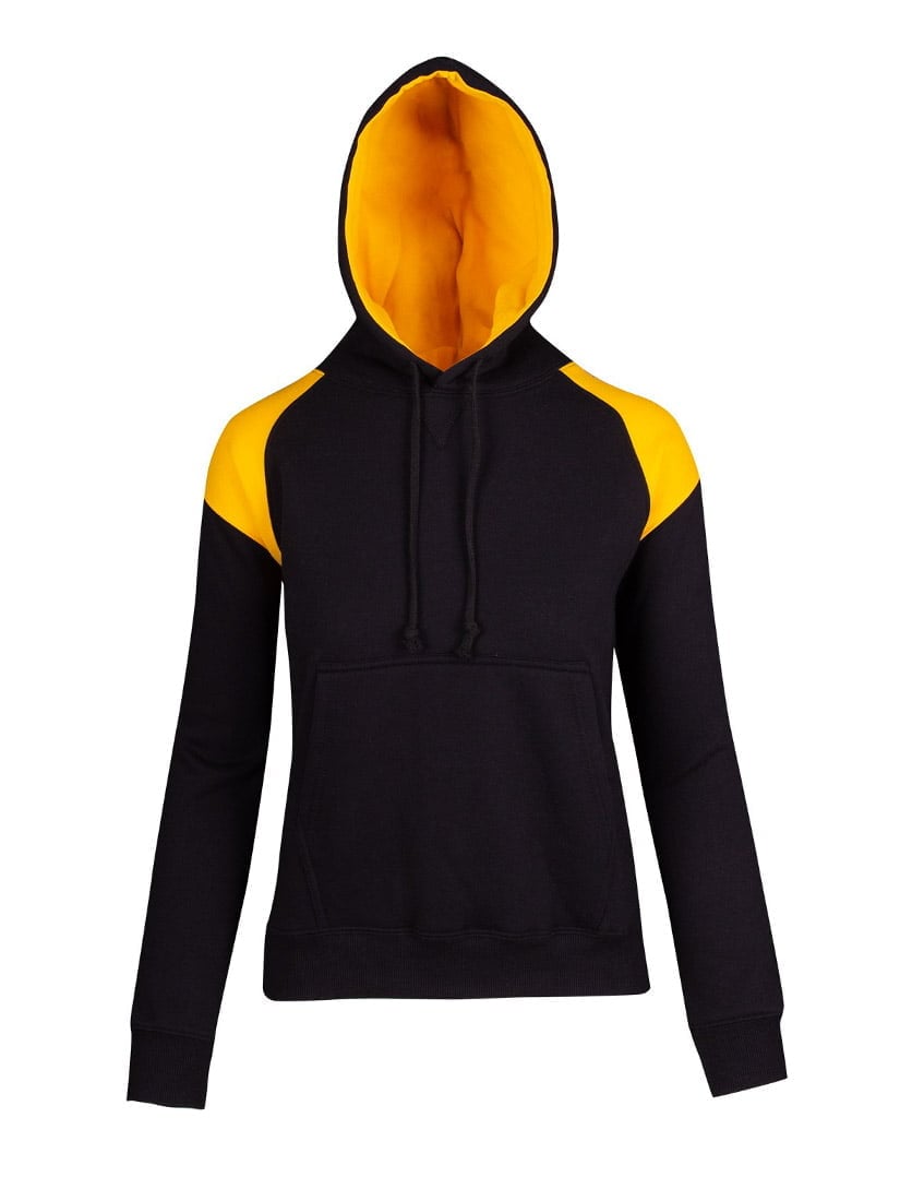 Ladies/ Junior Shoulder Contrast Panel Hoodie