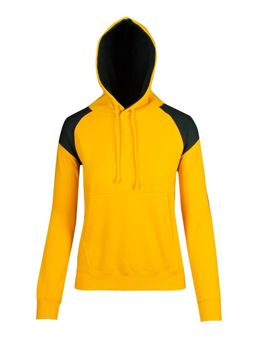 Ladies/ Junior Shoulder Contrast Panel Hoodie