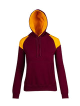 Ladies/ Junior Shoulder Contrast Panel Hoodie