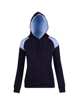 Ladies/ Junior Shoulder Contrast Panel Hoodie