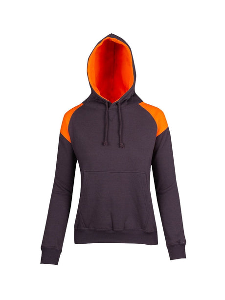 Ladies/ Junior Shoulder Contrast Panel Hoodie