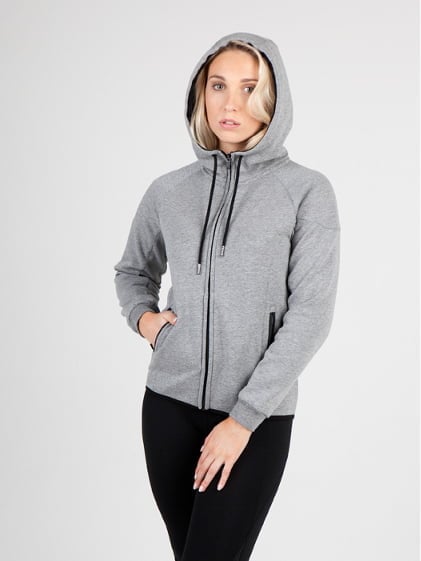 Ladies/ Junior Soft Cotton/ Bonded Polar Fleece Hoodie