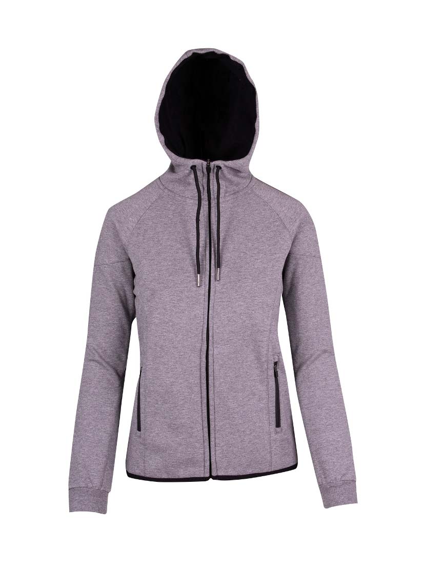 Ladies/ Junior Soft Cotton/ Bonded Polar Fleece Hoodie