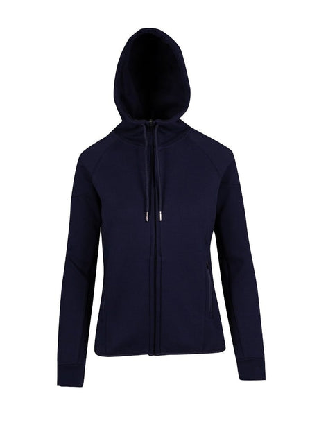 Ladies/ Junior Soft Cotton/ Bonded Polar Fleece Hoodie