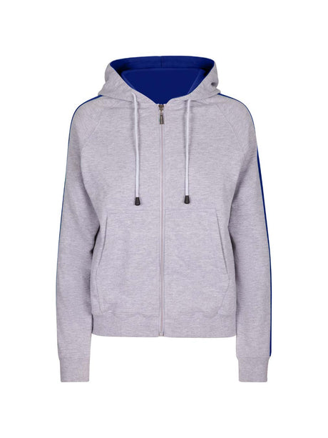 Ladies/ Junior Stripe Sleeve Hoodie