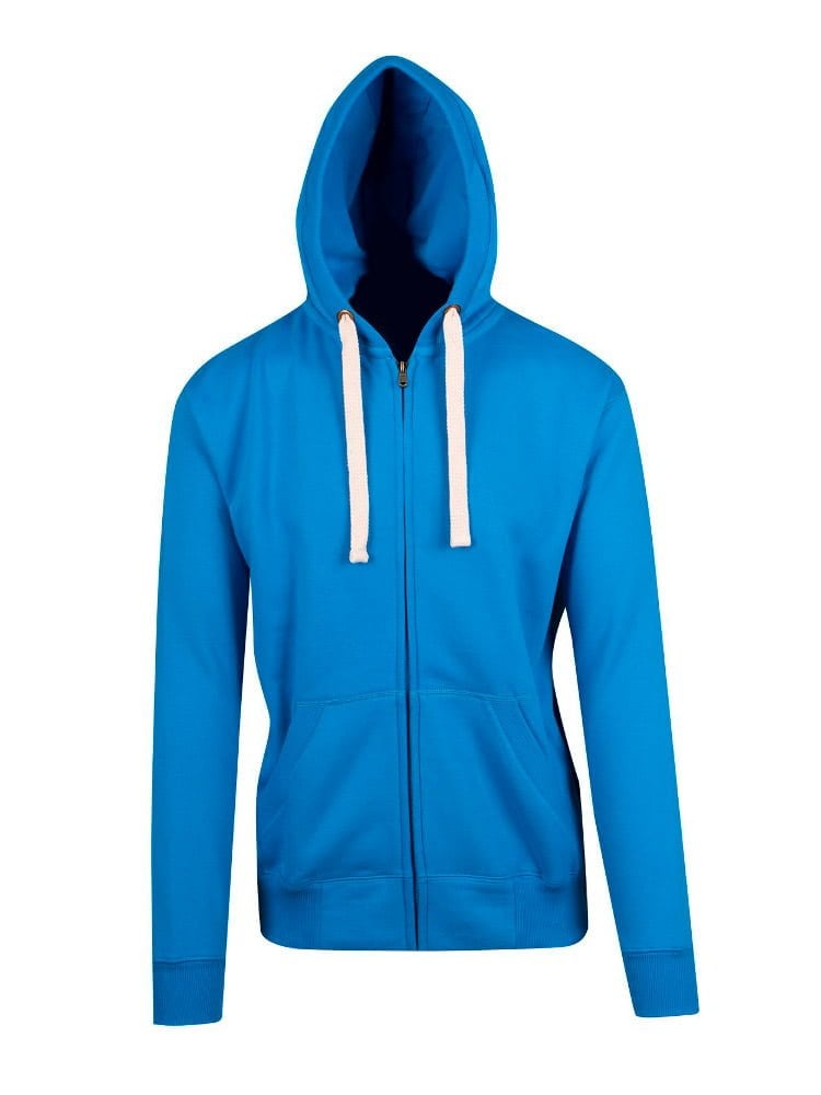 Mens Brushed Heavy Zip Fleece Hoodie