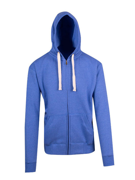 Mens Brushed Heavy Zip Fleece Hoodie