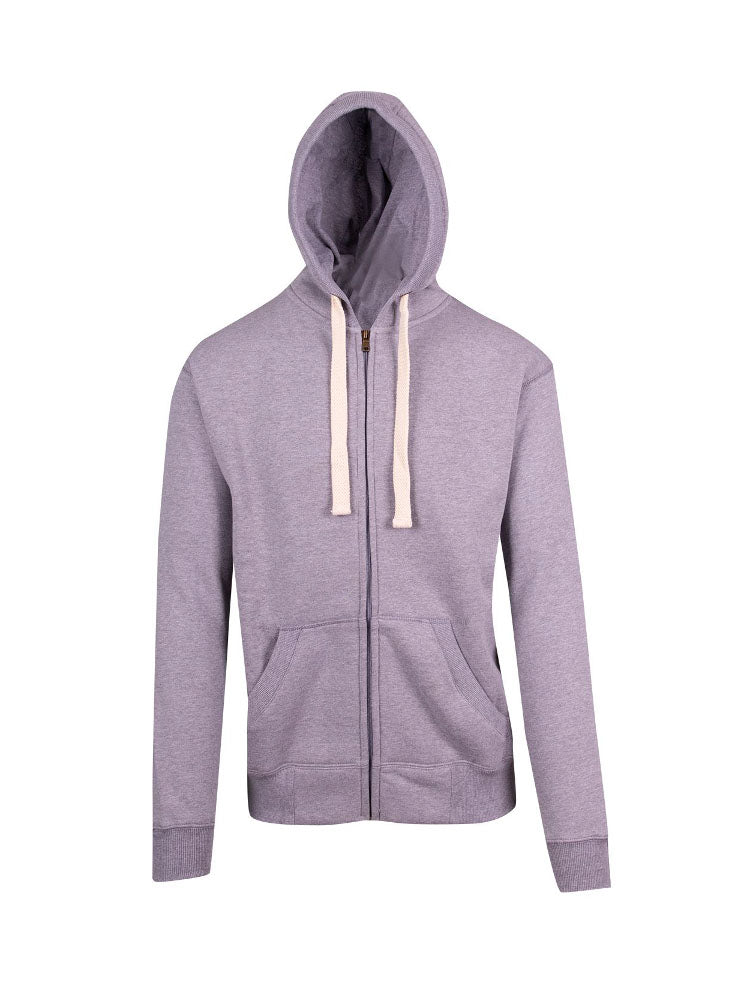 Mens Brushed Heavy Zip Fleece Hoodie