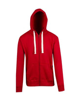 Mens Brushed Heavy Zip Fleece Hoodie