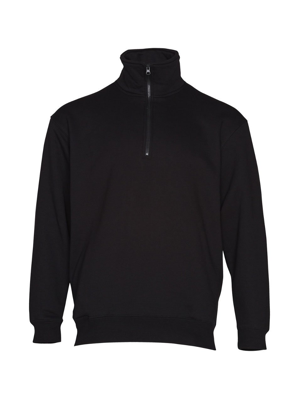 Mens Fleece Half-Zip Sweat Top