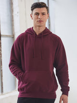 Mens Fleece Closed-Front Hoodie