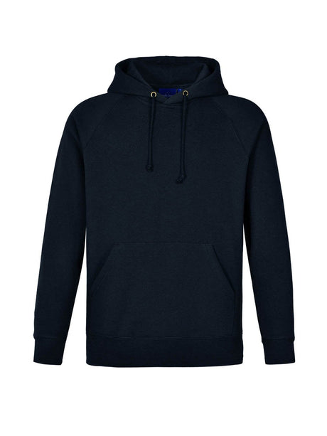 Mens Fleece Closed-Front Hoodie