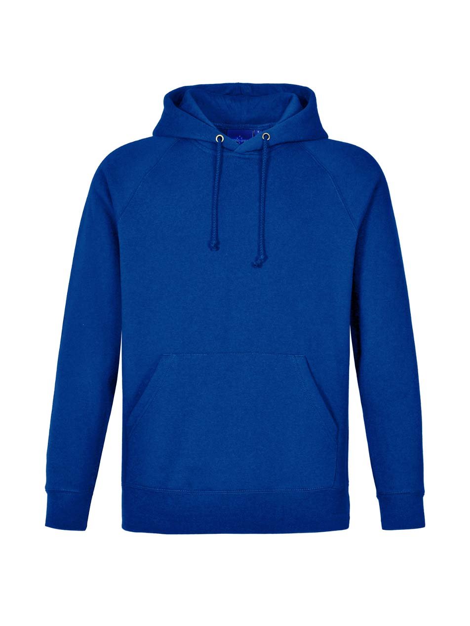 Mens Fleece Closed-Front Hoodie