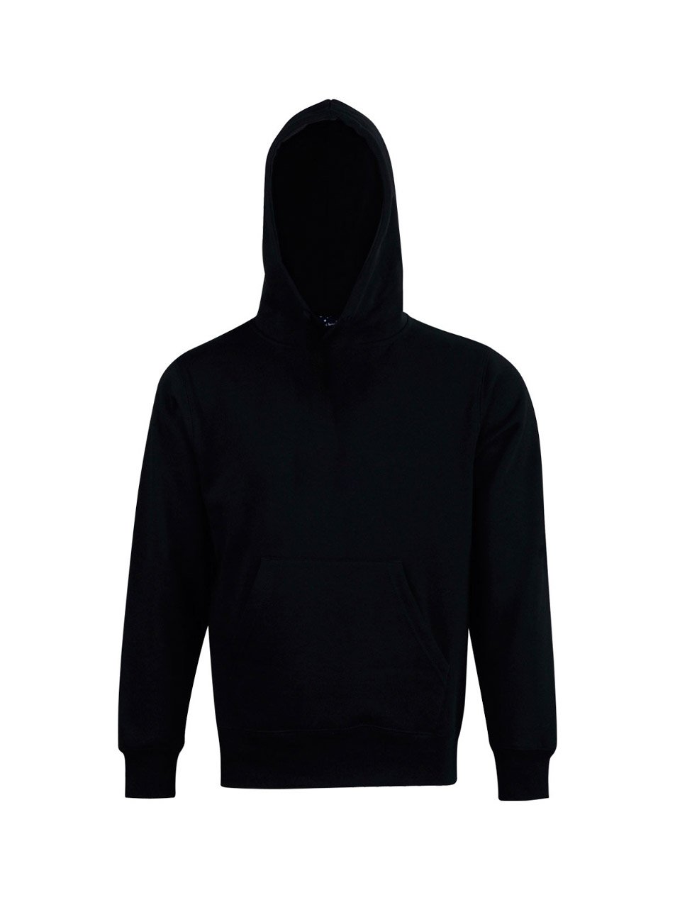 Kids Fleece Contrast Closed-Front Hoodie